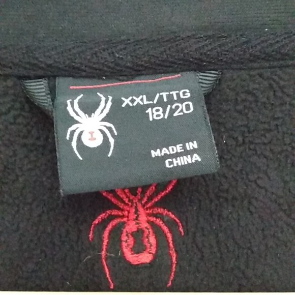 Spyder fleece lined jacket Kid's XXL or men's S - Picture 8 of 8